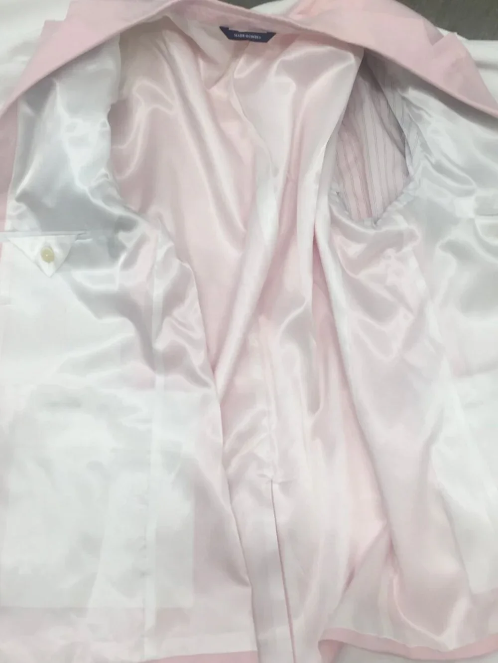 Croft & Barrow Blazer Mens 44R Pink Cotton Sport Coat Jacket